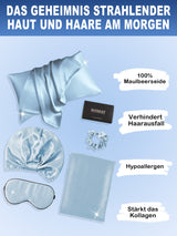 [Hellblau] SilkSilky-DE 19Momme Pillowcase Set 002