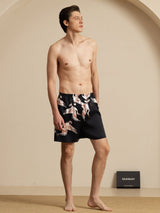 [Schwarz] SilkSilky-DE Mens Sleep Bottoms 005