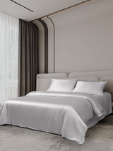 [Silber] SilkSilky-DE 19Momme Bettwäsche Sets 002
