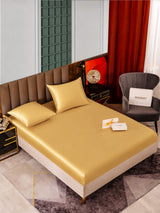 [Champagner] SilkSilky-DE Bettwäsche Sets 001