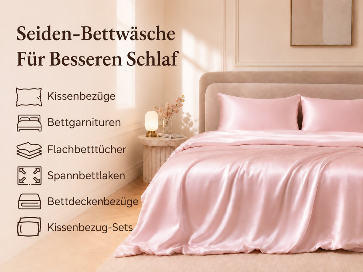 30 Momme luxuriöser Kissenbezug aus 100% Seide mit verdecktem Reißverschluss - Detail 3