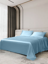 [Hellblau] SilkSilky-DE 19Momme Bettwäsche Sets 002