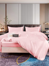 [Rosa] SilkSilky-DE 22Momme Reine Seide Bedding Set 003,
