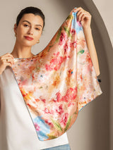 [P098] SilkSilky-DE Reine Seide Scarf 005,