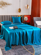 [König Blau] SilkSilky-DE Bettwäsche Sets 003