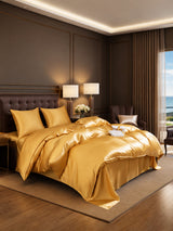 [Champagner] SilkSilky-DE Bettwäsche Sets 002