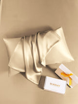 [Beige] SilkSilky-DE Kissenbezüge 005