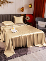 [Beige] SilkSilky-DE Bettwäsche Sets 003