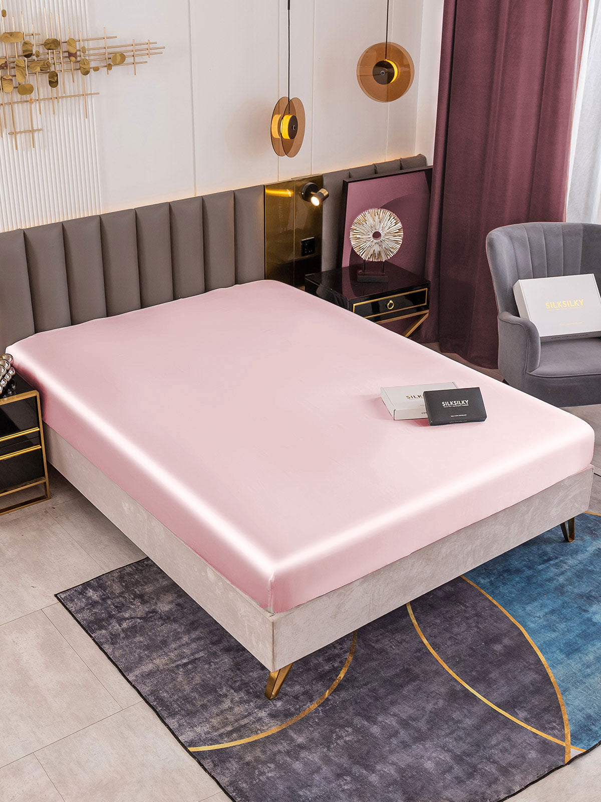 [Rosa] SilkSilky-DE 19Momme Sheet 001