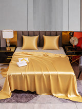 [Champagner] SilkSilky-DE Bettwäsche Sets 001
