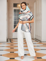 [P030] SilkSilky-DE Reine Seide Scarf 005,