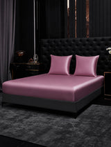 [Blasses Mauve] SilkSilky-DE Bettwäsche Sets 001