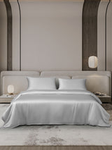 [Silber] SilkSilky-DE 25Momme Bettwäsche Sets 002