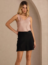 [Toskana] SilkSilky-DE Sleeveless V Neck Cami Top 005