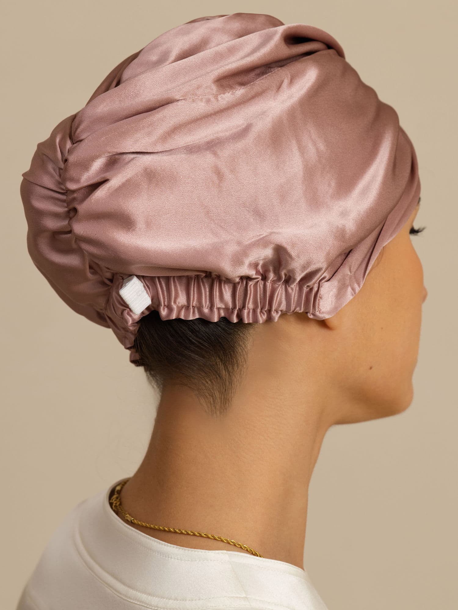 [Blasses Mauve] SilkSilky-DE 22Momme Schlafmützen 007