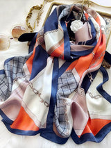[P085] SilkSilky-DE Reine Seide Scarf 001