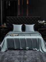 [Graublau] SilkSilky-DE Bettwäsche Sets 001