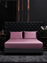 [Blasses Mauve] SilkSilky-DE 19Momme Bettwäsche Sets 002