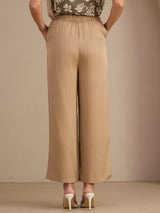 [Curry] SilkSilky-DE Womens Pants 002