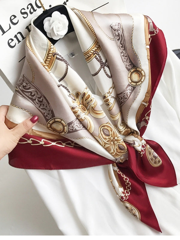 [P009] SilkSilky-DE Reine Seide Scarf 003,