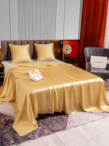 [Champagner] SilkSilky-DE Bettwäsche Sets 004