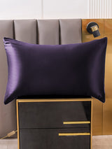 [Dunkelviolett] SilkSilky-DE 30Momme Reine Seide Pillowcase 001