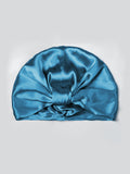 SilkSilky-DE Reine Seide Sleep Cap KönigBlau 005