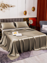 [Khaki] SilkSilky-DE 19Momme Bettwäsche Sets 003