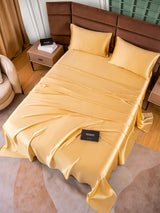 [Champagner] SilkSilky-DE 25Momme Bettwäsche Sets 005