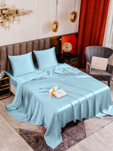 [Hellblau] SilkSilky-DE Bettwäsche Sets 001