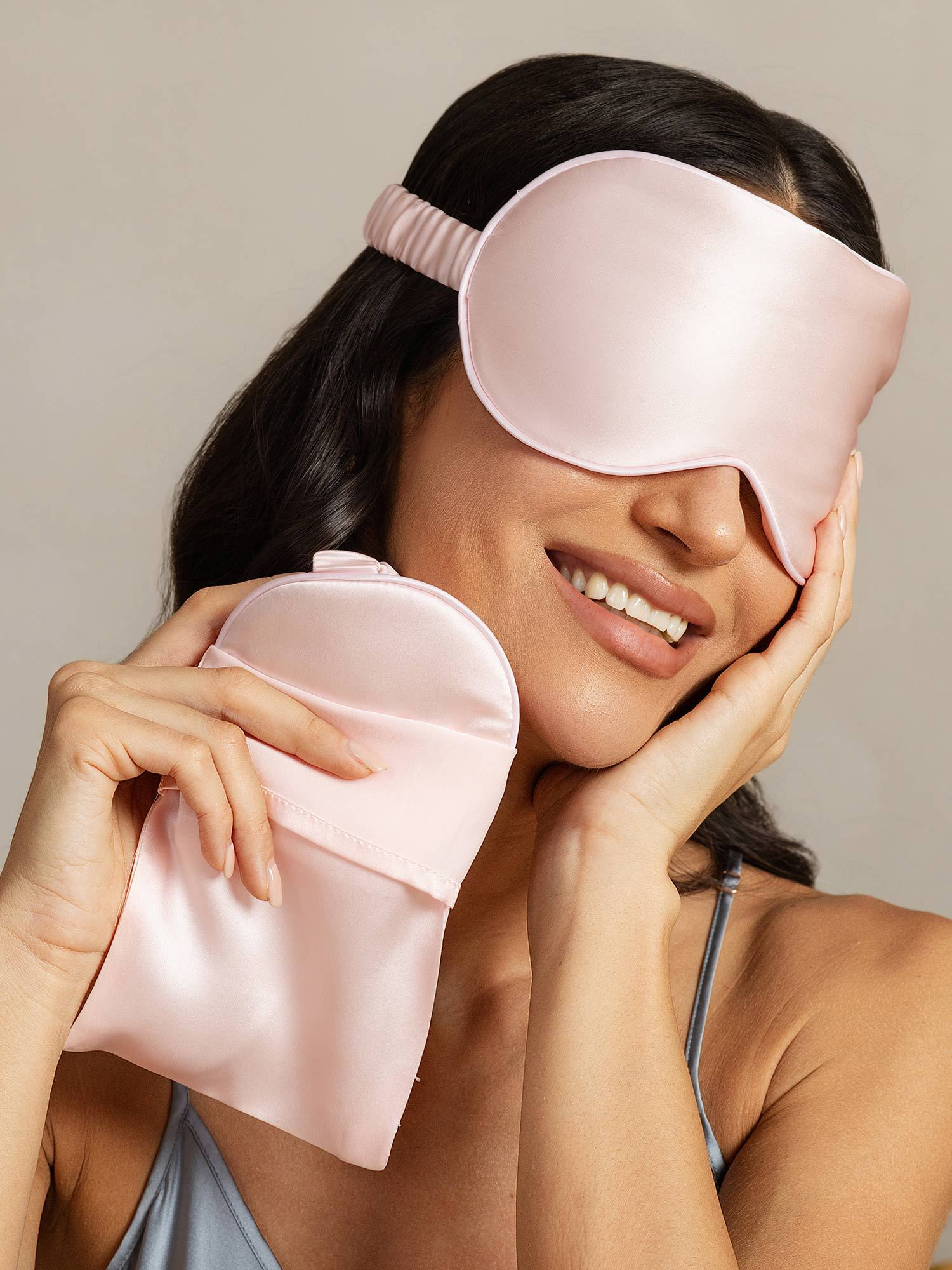 [Rosa] SilkSilky-DE Reine Seide Eye Mask 002