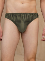 [Grün] SilkSilky-DE Mens Underwear 003
