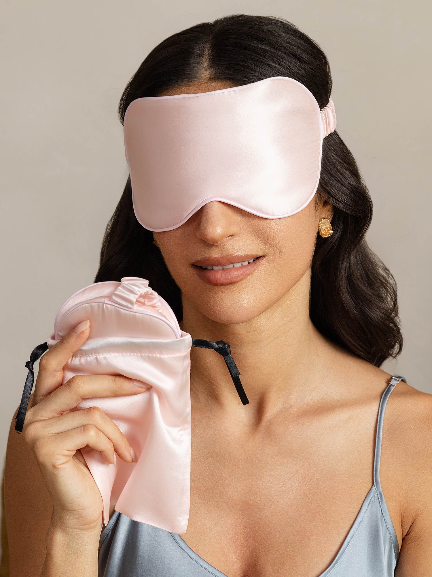 [Rosa] SilkSilky-DE Reine Seide Eye Mask 004