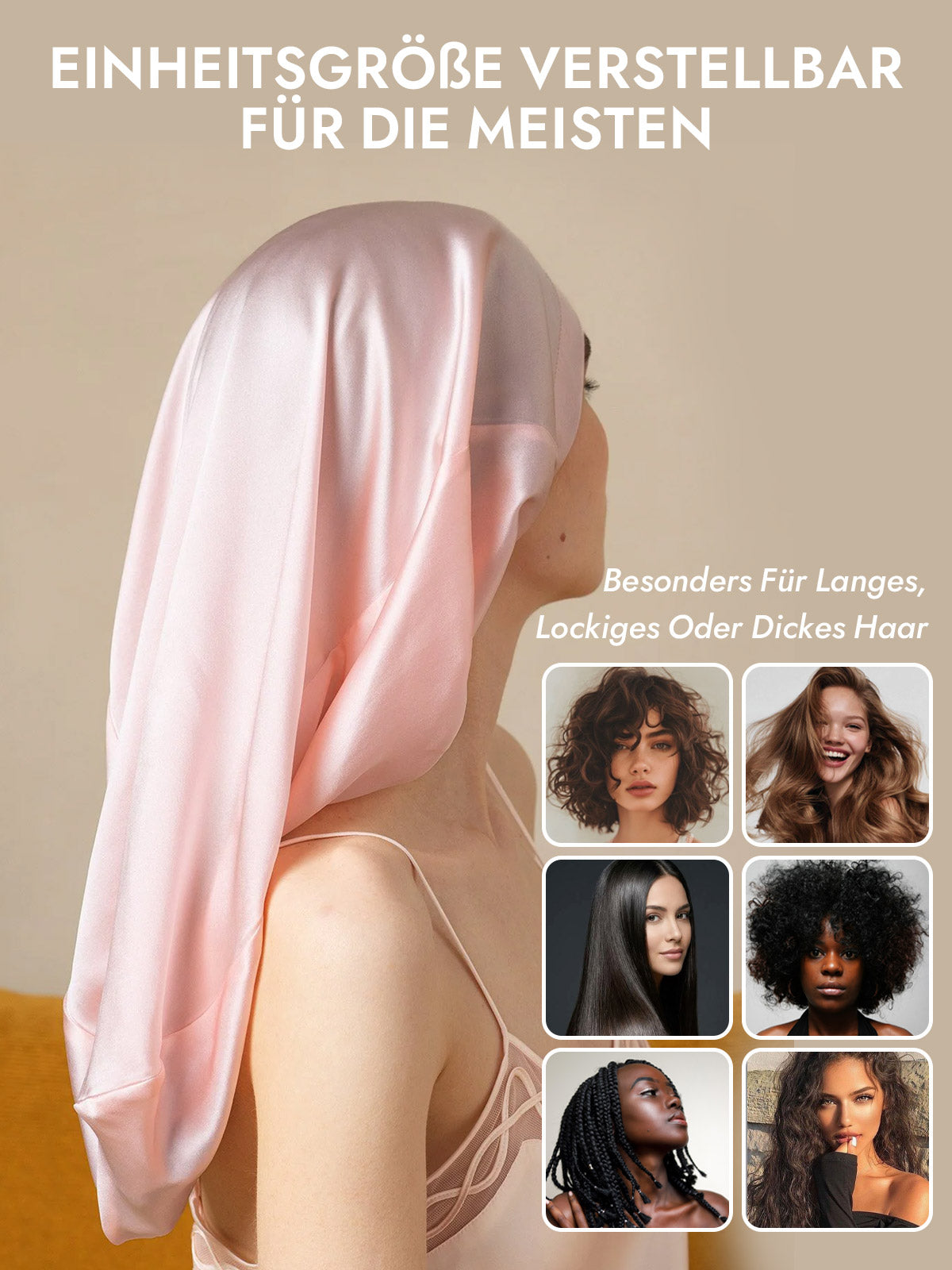 [Hellrosa] SilkSilky-DE Schlafmützen 006