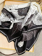 [P075] SilkSilky-DE Reine Seide Scarf 002