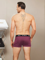 [Rotwein] SilkSilky-DE Reine Seide Mens Underwear 002,