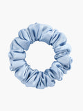 SilkSilky DE 19Momme Reine Seide Scrunchie Hellblau 004