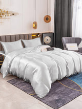 [Silber] SilkSilky-DE 19Momme Reine Seide Bedding Set 002