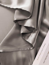 [Grau] SilkSilky-DE 22Momme Reine Seide Bedding Set 006,