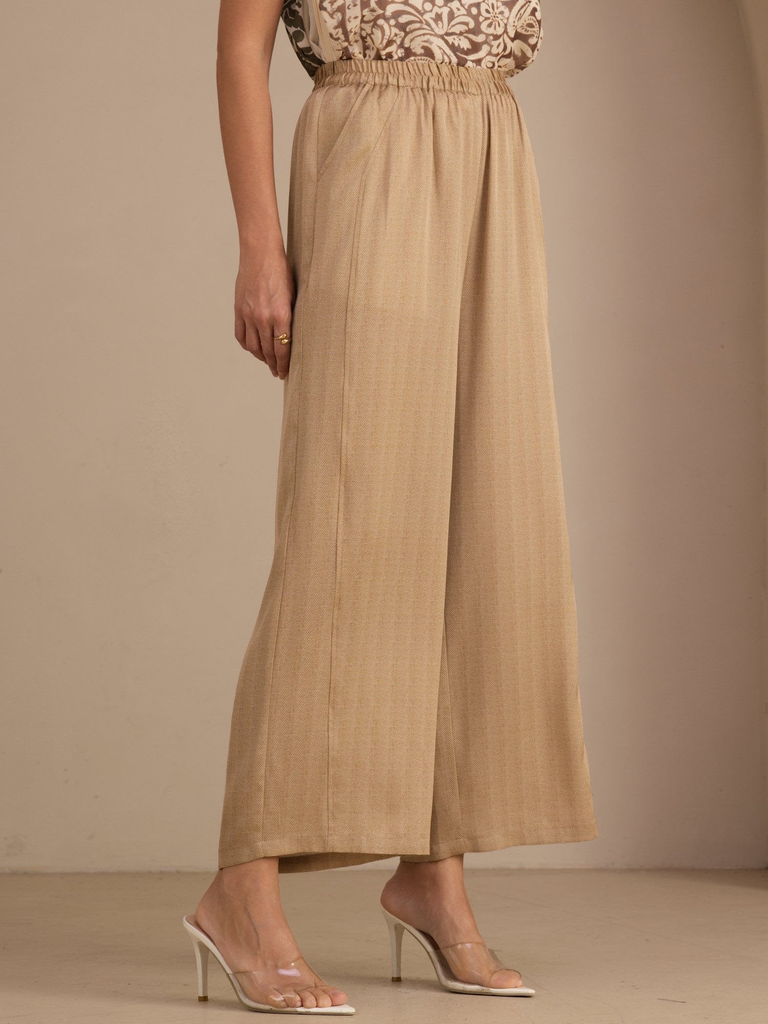 [Curry] SilkSilky-DE Womens Pants 001
