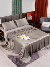 [Grau] SilkSilky-DE 25Momme Reine Seide Bedding Set 002