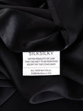 SilkSilky DE 25Momme Reine Seide Bedding Set Schwarz 007