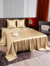 [Beige] SilkSilky-DE Bettwäsche Sets 003