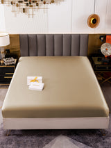 [Beige] SilkSilky-DE 19Momme Spannbettlaken 002