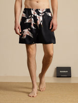 [Schwarz] SilkSilky-DE Mens Sleep Bottoms 003
