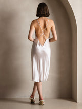 [Beige] SilkSilky-DE Sleeveless Kleider 002