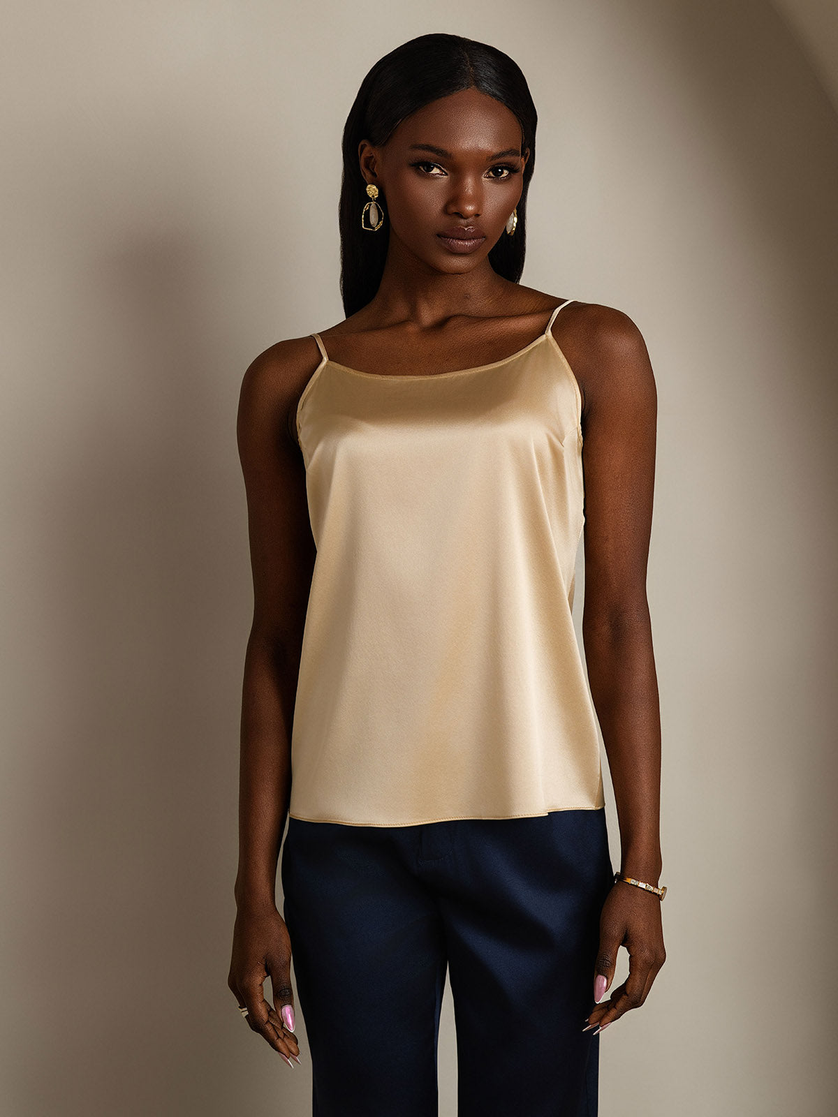 [Champagner] SilkSilky-DE 19Momme Seide Camisoles 003