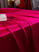 [Rotwein] SilkSilky-DE 25Momme Bettwäsche Sets 003