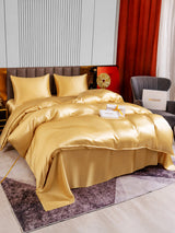 [Champagner] SilkSilky-DE Bettwäsche Sets 003