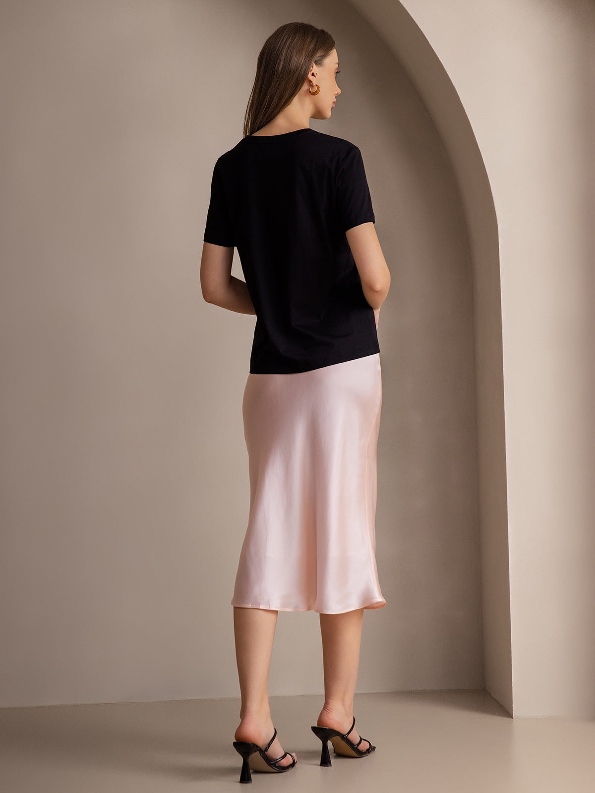 [Hellrosa] SilkSilky-DE 19Momme Reine Seide Skirt 004